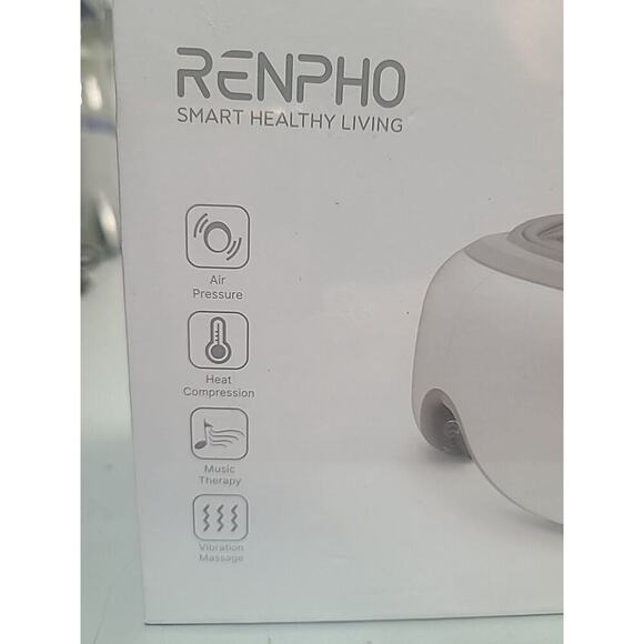 RENPHO Smart Healthy Living Electric Eye Massager White Model #RF-EM001 New - Picture 8 of 8